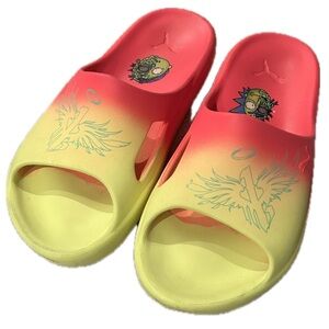 LIMITED ADDITION Puma LaMelo Rick and Morty “Adventures” slides.